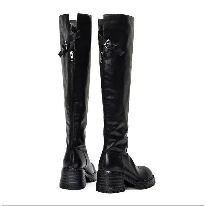 Hoge laarzen met grove hak voo - Sock Boot Women recensie en prijs
